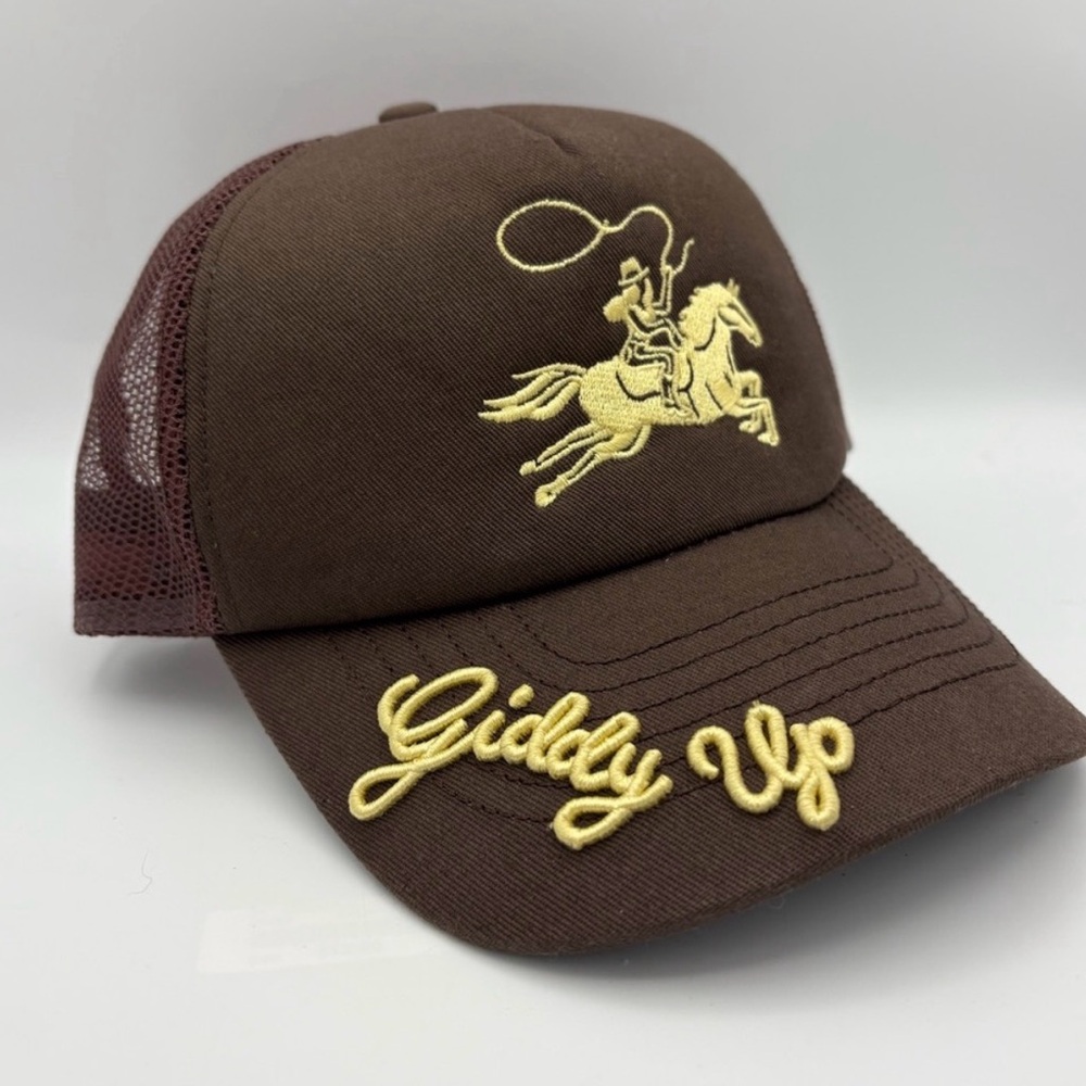 Free People x Understated Leather Giddy Up Trucker Hat NWOT